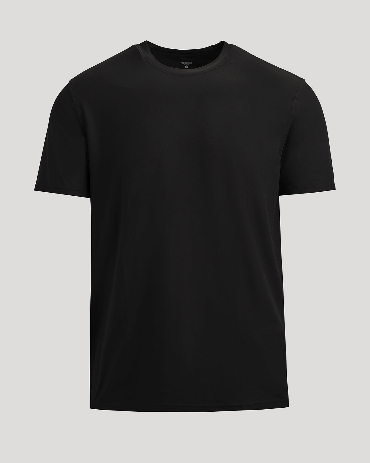 Black Short Active Crew Neck