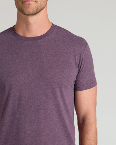 Classic Crew Neck - Dark Heather Plum