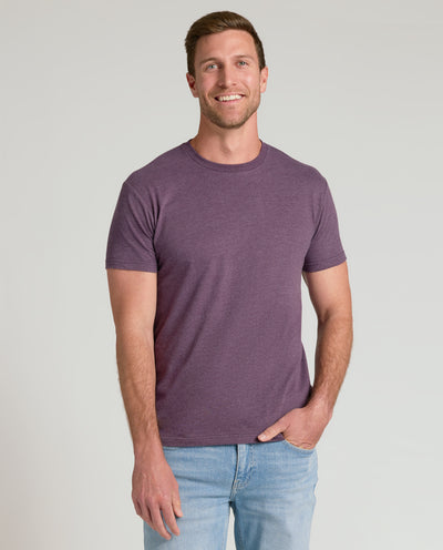 Classic Crew Neck - Dark Heather Plum