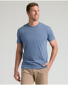 Man wearing Ocean Depth Classic Crew t-shirt and khaki pants.
