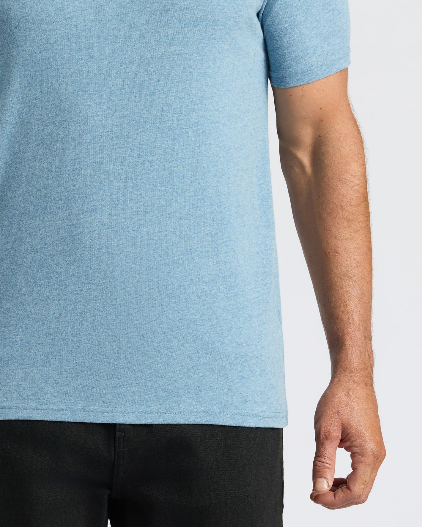 Heather Indigo Classic Crew Neck