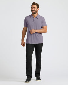 True ClassicMan in Seasonal Classic Polo 3-Pack, showcasing heather-lavender polo.
