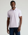 Man wearing Limited Short Sleeve Classic Polo 3-Pack in lavender.