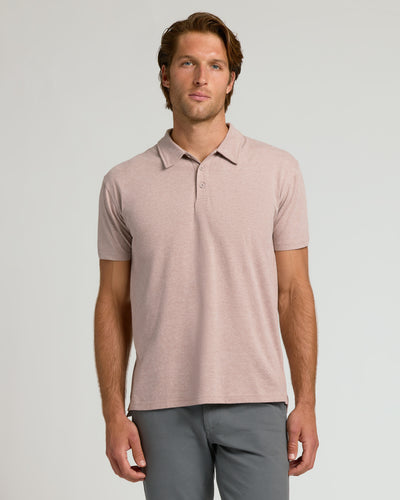 Classic Polo - Light Heather Slate Mauve