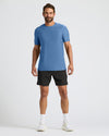 Azul Active Crew Neck Tee