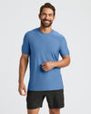Azul Active Crew Neck Tee