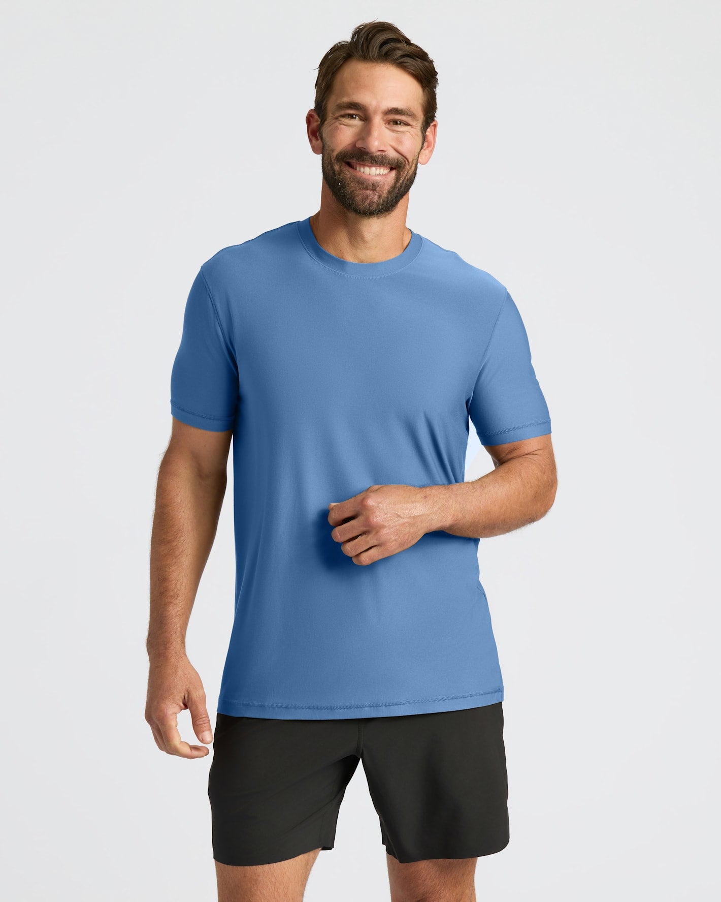 Azul Active Crew Neck Tee