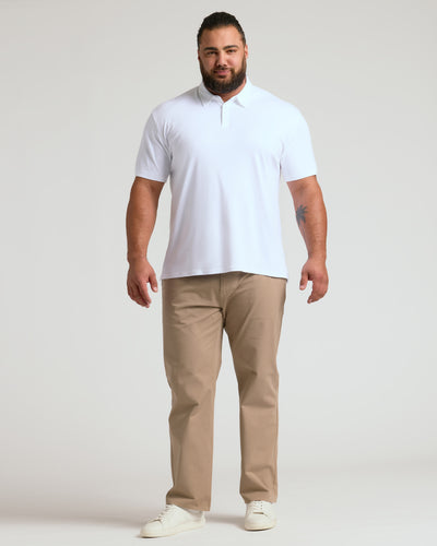 Premium Pima Polo - White