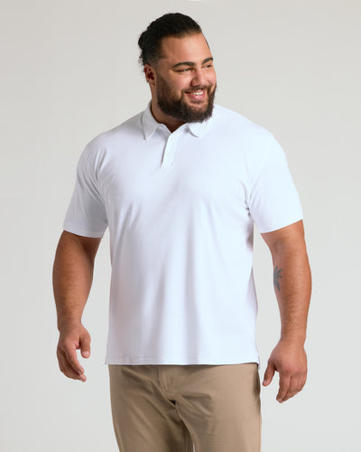 Premium Pima Polo - White