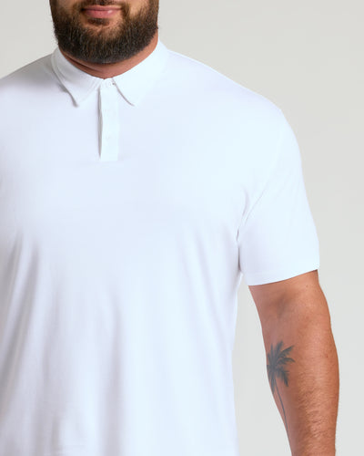 Premium Pima Polo - White