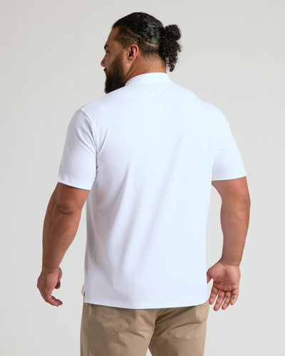 White Premium Pima Polo 7-Pack