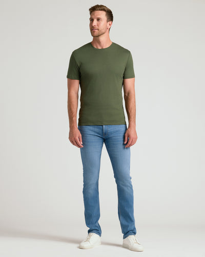 Premium Pima Crew Neck - Grove