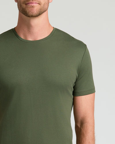 Premium Pima Crew Neck - Grove