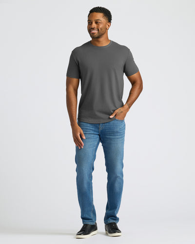 Classic Curved Hem Crew Neck 3-Pack