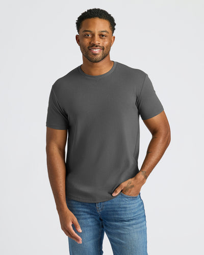 Classic Curved Hem Crew Neck 3-Pack