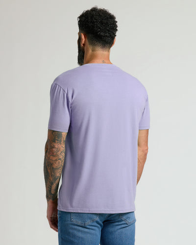 Classic V-Neck - Heather Dark Orchid