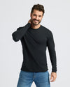 Man in fitted black crewneck from Black Friday Winter Doorbuster 7-Pack.