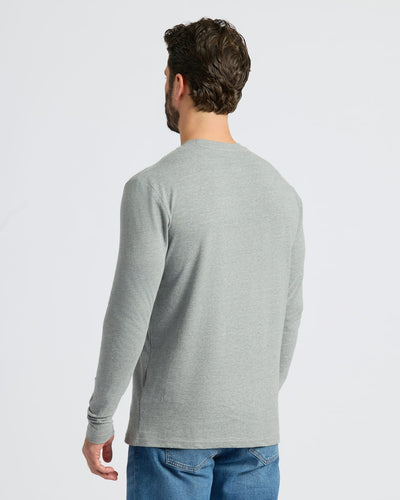 Classic Long Sleeve Crew Neck - Heather Gray