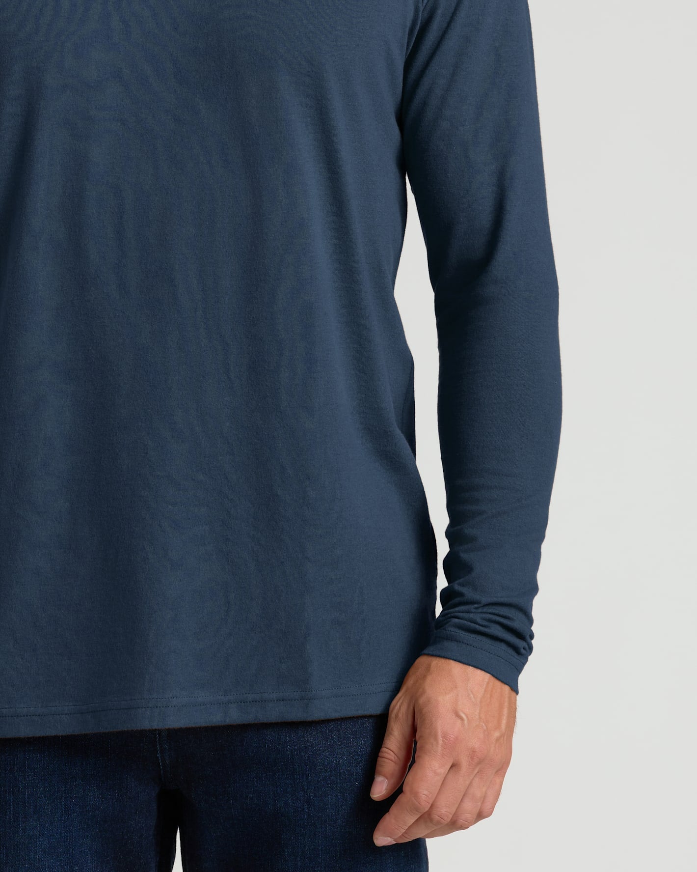 Black Friday Winter Doorbuster 7-Pack: Navy long-sleeve shirt, contemporary cut.