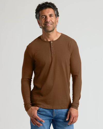 Seasonal Classic Long Sleeve Henley 3-Pack