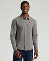 Man wearing Standard Long Sleeve Modern Knit Oxford.