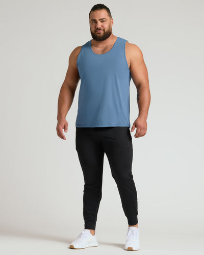 Sleeveless Active Mesh Tank - Fiord