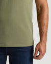 Military Green Heavyweight Pocket Crew with visible stitching and durable feel.