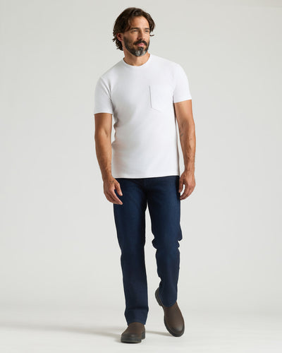 Heavyweight Pocket Crew - White