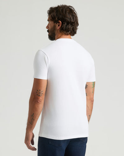Heavyweight Pocket Crew - White