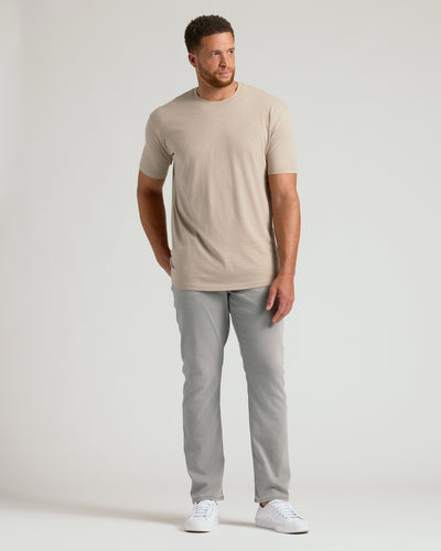 Tall Classic Crew Neck - Heather Fennel 