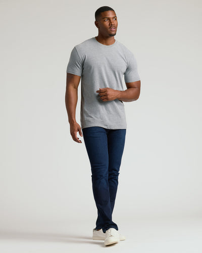 Classic Tall Straight Hem Crew Neck T-Shirt 3-Pack