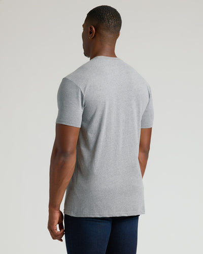 Classic Tall Straight Hem Crew Neck T-Shirt 3-Pack