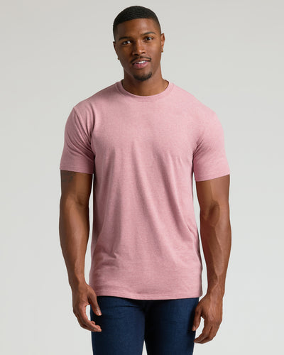 Classic Tall Straight Hem Crew Neck T-Shirt 3-Pack