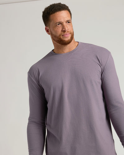Tall Classic Long Sleeve Crew Neck - Ashberry