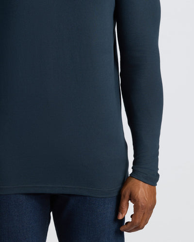 Tall Classic Long Sleeve Crew Neck - Navy