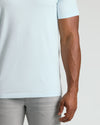 Icicle Tall Classic V-Neck on man, showing tailored fit.