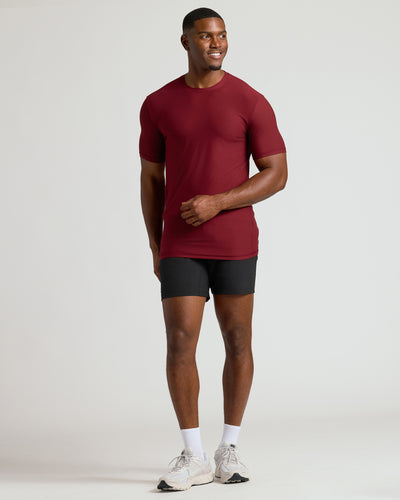 Tall Active Crew Neck - Auburn