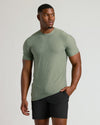 Seasonal Tall Active Crew 3-Pack on fit man in athletic pose.
