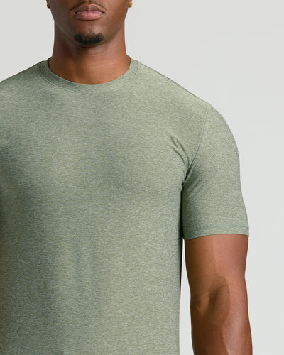 Tall Active Crew Neck - Heather Juniper