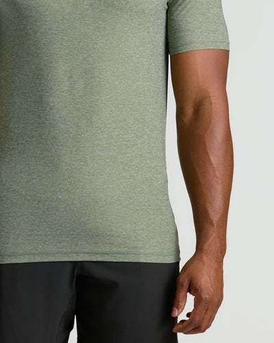 Tall Active Crew Neck - Heather Juniper