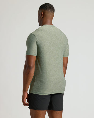 Tall Active Crew Neck - Heather Juniper