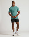 Evergreen Tall Active Crew Neck 2.0 on man, athletic look.