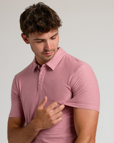 Tall Active Polo - Quartz Rose