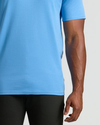 Tall Premium Pima Crew Neck - Cerulean