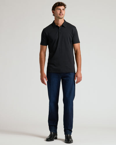 Tall Premium Pima Polo - Black