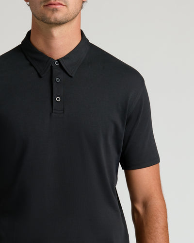 Tall Premium Pima Polo - Black
