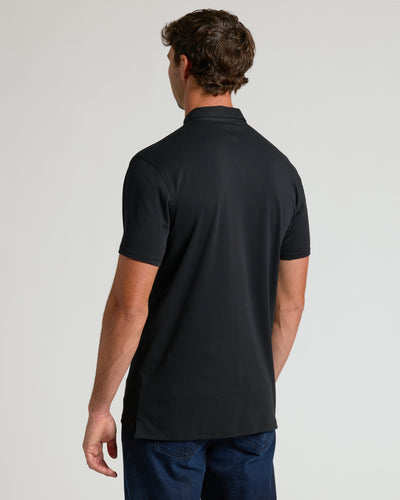 Tall Premium Pima Polo - Black