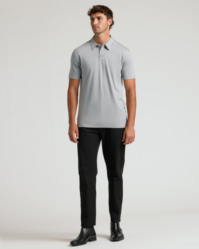Tall Premium Pima Polo - Steel