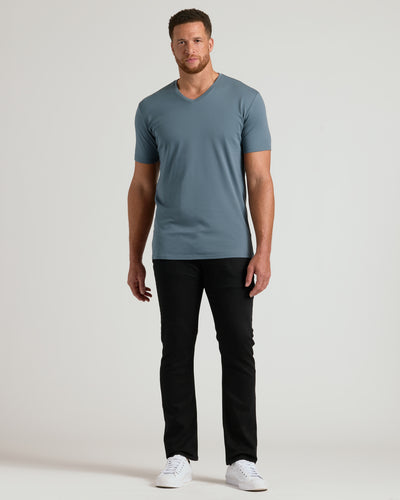Tall Premium Pima V-Neck - Tempest
