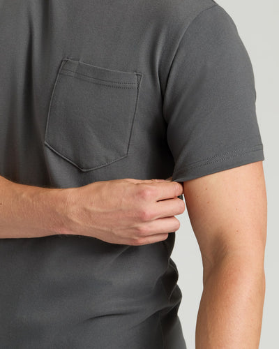 Tall Heavyweight Pocket Crew - Carbon